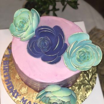 Cakes Plus - Succulent themed Birthday Cake - Bakeries Near Me - Tampa, Florida