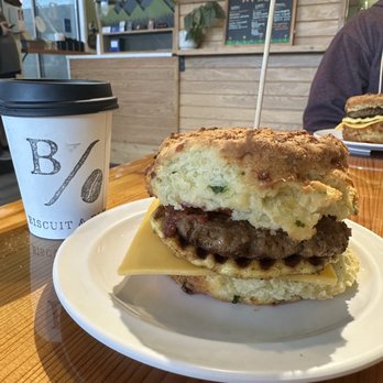 Biscuit & Bean Lake Stevens - The Lumber Jack Sandwich - Coffee & Tea Near Me - Lake Stevens, Washington