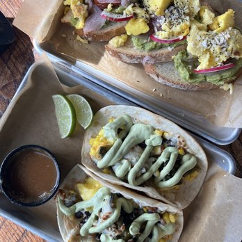 Fairgrounds Coffee and Tea - Breakfast Tacos and avocado toast - Coffee & Tea Near Me - Milwaukee, Wisconsin