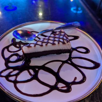 Gozamba Restaurant & Lounge - The cheesecake is small and expensive for 9 dollars, but still tasty! - Lounges Near Me - Orlando, Florida