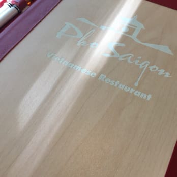 Pho Saigon - The menu was was so elegant - Vietnamese Near Me - Honolulu, Hawaii Pho Saigon - The menu was was so elegant - Vietnamese Near Me - Honolulu, Hawaii