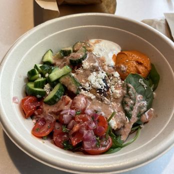 CAVA - What my salad actually looked like. Nowhere like the picture for sure. - Mediterranean Near Me - Dallas, Texas CAVA - What my salad actually looked like. Nowhere like the picture for sure. - Mediterranean Near Me - Dallas, Texas
