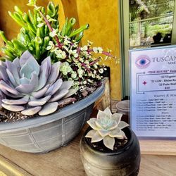 Tuscan House Vineyards - Tasting menu.