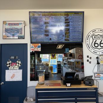 Colonel Mustard Hot Dogs - Inside - Hot Dogs Near Me - Holbrook, Arizona Colonel Mustard Hot Dogs - Inside - Hot Dogs Near Me - Holbrook, Arizona
