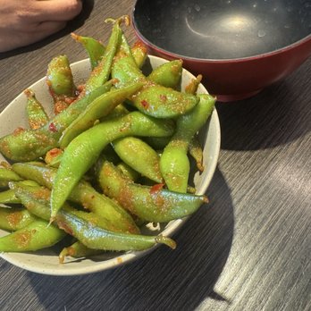Ise Sushi Japanese Restaurant - Garlic Chili Edamame - Japanese Near Me - Placentia, California Ise Sushi Japanese Restaurant - Garlic Chili Edamame - Japanese Near Me - Placentia, California