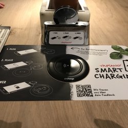 Vapiano - Smart charging -einfach das Handy während des Essens laden