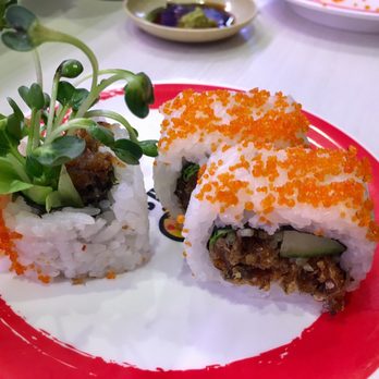 Genki Sushi - Salmon skin roll - Japanese Near Me - Aiea, Hawaii