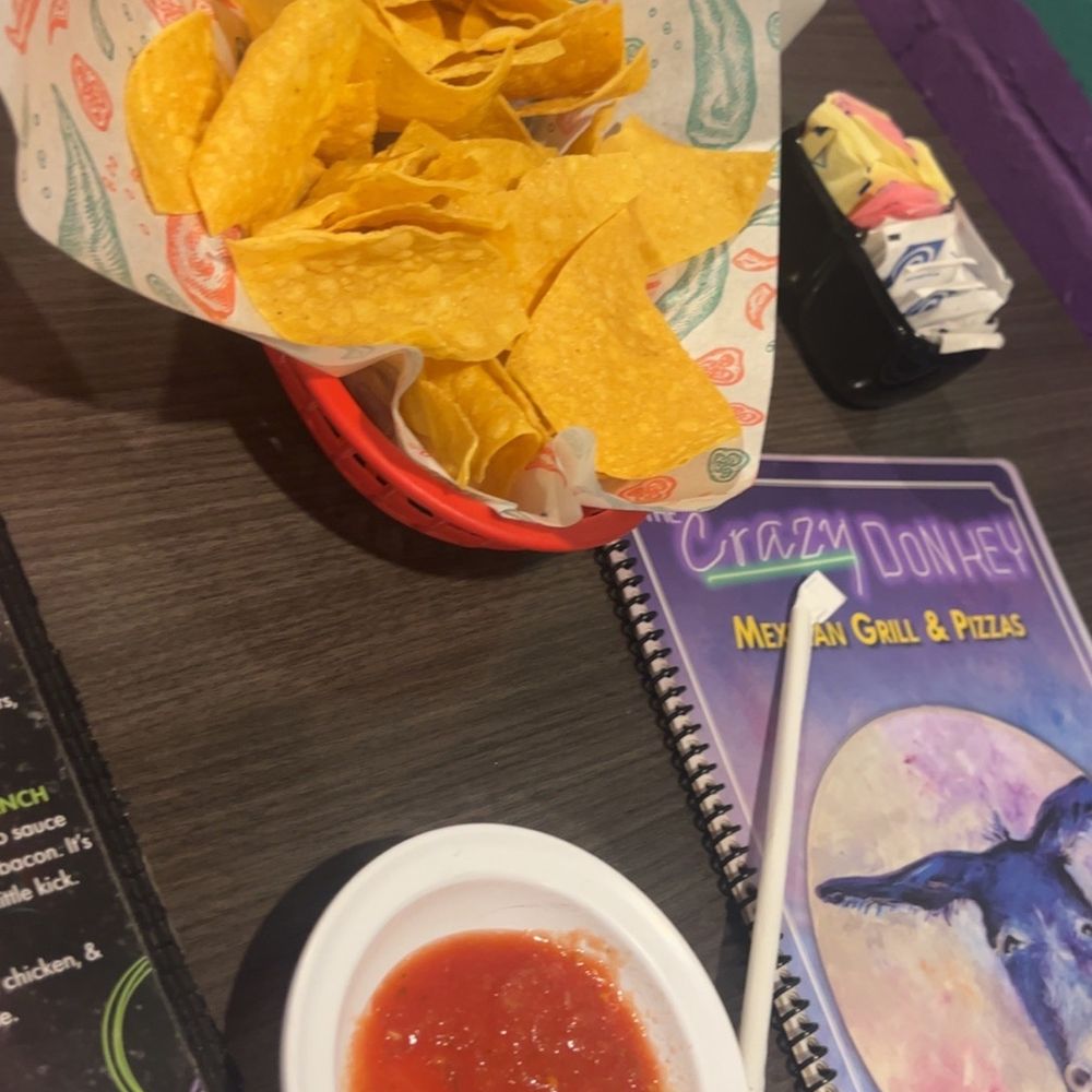 The Crazy Donkey Grill - Chips and hot sauce ! - Mexican Near Me - Palestine, Arkansas The Crazy Donkey Grill - Chips and hot sauce ! - Mexican Near Me - Palestine, Arkansas