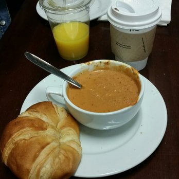 The Cafe On Broadway - Tomato basil soup & croissant...perfect for a chilly day. - Cafes Near Me - Siloam Springs, Arkansas The Cafe On Broadway - Tomato basil soup & croissant...perfect for a chilly day. - Cafes Near Me - Siloam Springs, Arkansas
