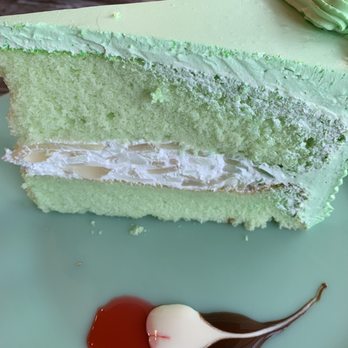 Thai Square - Pandan cake. - Thai Near Me - Greensboro, North Carolina Thai Square - Pandan cake. - Thai Near Me - Greensboro, North Carolina