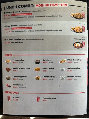 Menu photo 2 bb.q Chicken Cary Cary, NC Menu photo 2 bb.q Chicken Cary Cary, NC