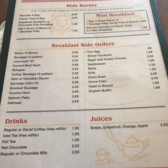 The Original Tryon House Restaurant - Breakfast Menu - Breakfast & Brunch Near Me - Charlotte, North Carolina
