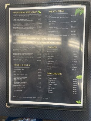 Menu photo 1 Oscar's Deli Winnipeg, MB