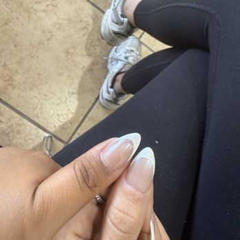 Gloss Nail Stars - Length difference of my and my friend - Nail Salons Near Me - Birmingham, Alabama
