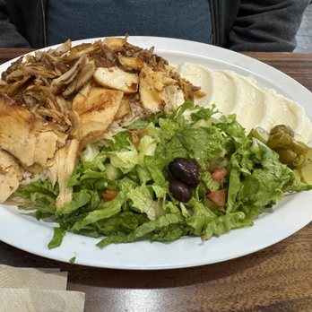 Iraklis - Chicken shawarma Plate - Syrian Near Me - Santa Clara, California