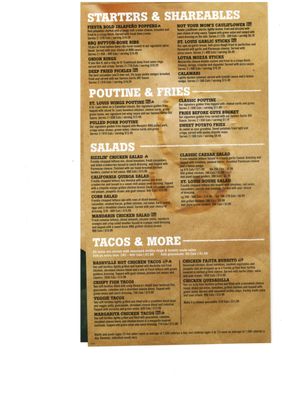 Menu photo 2 St. Louis Bar & Grill Toronto, ON Menu photo 2 St. Louis Bar & Grill Toronto, ON