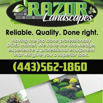 Razor Landscapes - a flyer for a lawn care business - Landscaping Near Me - Lake Shore, Maryland Razor Landscapes - a flyer for a lawn care business - Landscaping Near Me - Lake Shore, Maryland