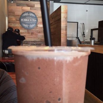 Bubble N Tea - Chocolate Smoothie with Coconut Milk and Bobba at 50% sweetness level. - Coffee & Tea Near Me - Beaverton, Oregon Bubble N Tea - Chocolate Smoothie with Coconut Milk and Bobba at 50% sweetness level. - Coffee & Tea Near Me - Beaverton, Oregon