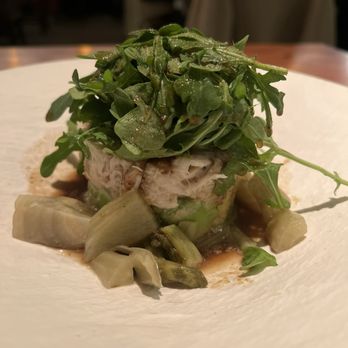 Passionfish - Dungeness Crab Salad, Avocado, Spicy Ginger Vinaigrette, Fennel - Seafood Near Me - Pacific Grove, California
