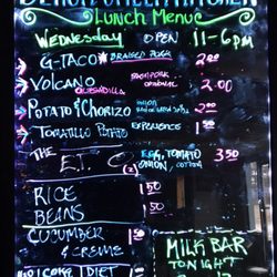 Taco Universe - Menu of the week