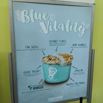 Juice It Up! - Blue Vitality Bowl special - Juice Bars & Smoothies Near Me - Pearland, Texas