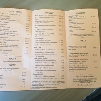 Braun’s Kitchen - Menu page 1 (June 2015) - Seafood Near Me - Cutchogue, New York Braun’s Kitchen - Menu page 1 (June 2015) - Seafood Near Me - Cutchogue, New York
