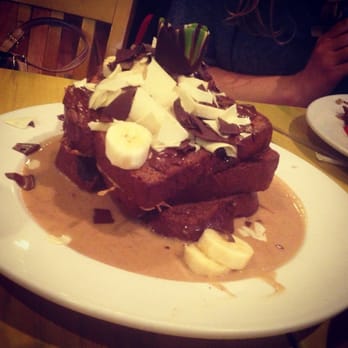 The Bongo Room - Chocolate tower French toast - New American Near Me - Chicago, Illinois The Bongo Room - Chocolate tower French toast - New American Near Me - Chicago, Illinois