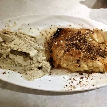 Oasis Restaurant & Catering - Galaktoboureko with mint ice cream - Moroccan Near Me - Pismo Beach, California