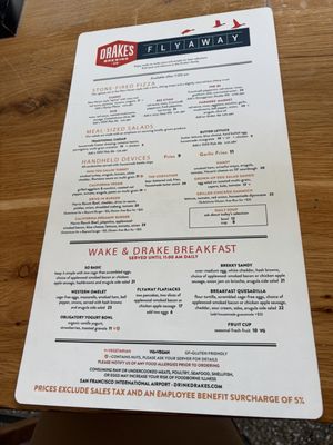 Menu photo 1 Drake’s Flyaway San Francisco, CA Menu photo 1 Drake’s Flyaway San Francisco, CA