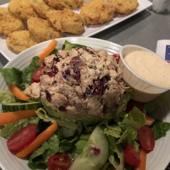 MacKenzie's Pub - Avocado stuffed with chicken salad, so good. - Pubs Near Me - Beaumont, Texas MacKenzie's Pub - Avocado stuffed with chicken salad, so good. - Pubs Near Me - Beaumont, Texas