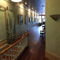 Wayfarer Hotel  - The hallway after you climb the stairs from the street.