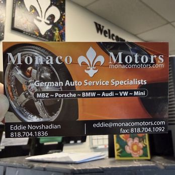 Monaco Motors - Monaco Motors - Auto Repair Near Me - Canoga Park, California Monaco Motors - Monaco Motors - Auto Repair Near Me - Canoga Park, California