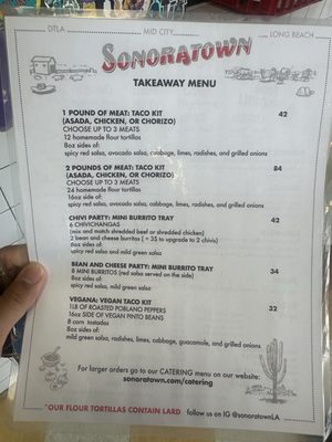 Menu photo 2 Sonoratown Los Angeles, CA