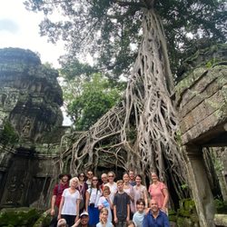 Family Travels and Adventures - Small group family tours - Jungle Temple in Cambodia