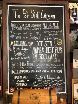 Menu photo 2 The Pot Still Glasgow, GLG