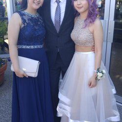 CN Hair Design - I am the one with purple hair. Hair styled and coloured by anna.
