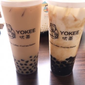Yokee Milk Tea - Pearl Black Milk Tea, Volcano Boba (25% sweet) - Bubble Tea Near Me - Oakland, California Yokee Milk Tea - Pearl Black Milk Tea, Volcano Boba (25% sweet) - Bubble Tea Near Me - Oakland, California