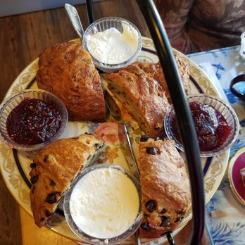 Robinsons Tea Room - High tea service -- scones - Desserts Near Me - Stony Brook, New York Robinsons Tea Room - High tea service -- scones - Desserts Near Me - Stony Brook, New York
