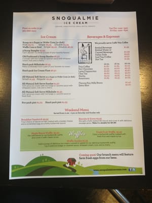 Menu photo 7 Snoqualmie Ice Cream Snohomish, WA Menu photo 7 Snoqualmie Ice Cream Snohomish, WA