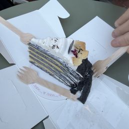 Musang King Durian Crepe Cake Slice