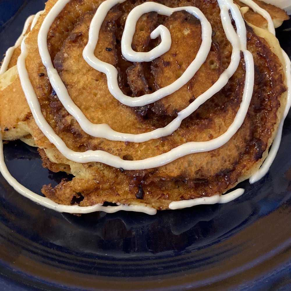 The Pantry - Cinnamon bun swirl Cinnamon Roll Pancakes - Breakfast & Brunch Near Me - New Haven, Connecticut The Pantry - Cinnamon bun swirl Cinnamon Roll Pancakes - Breakfast & Brunch Near Me - New Haven, Connecticut