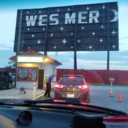 The back of the drive in screen