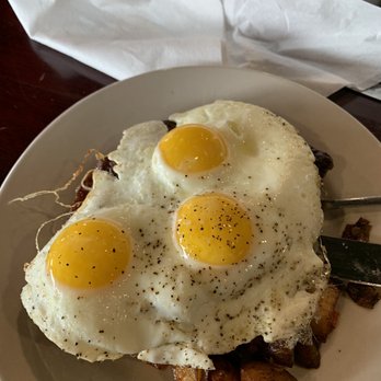 Lakeview Harbor - Ribeye hiding under the eggs - American Near Me - New Orleans, Louisiana