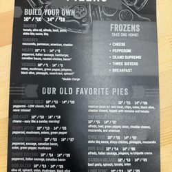 Lake Of The Woods - Menu