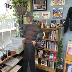 Tone Deaf Records - Vinyl record care and storege supplies, books about music and Freddie just hanging out.