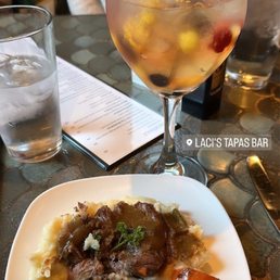 White Sangria and Beef Short Rib
