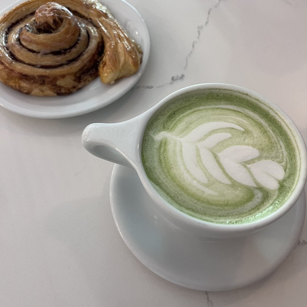 Le Coffee Shop - Pistachio matcha latte and cinnamon roll - Breakfast & Brunch Near Me - Temecula, California Le Coffee Shop - Pistachio matcha latte and cinnamon roll - Breakfast & Brunch Near Me - Temecula, California