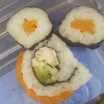 Fred Meyer - 8/29/2019 - My sushi is smiling at me. There is a sushi go round in a strip mall next door - this is half the price and better honestly. - Electronics Near Me - Hillsboro, Oregon