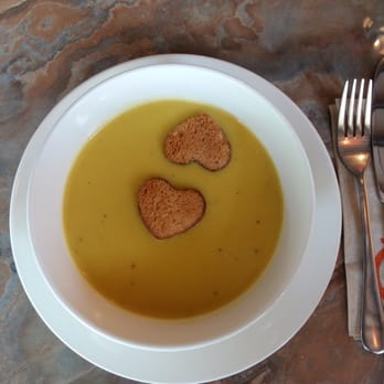 Marmalade Kitchen - Pumpkin soup with heart croutons :3 - Desserts Near Me - Taguig, NCR
