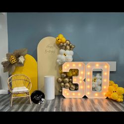 RnB Events & Decor - Sunflower Themed 30th Birthday